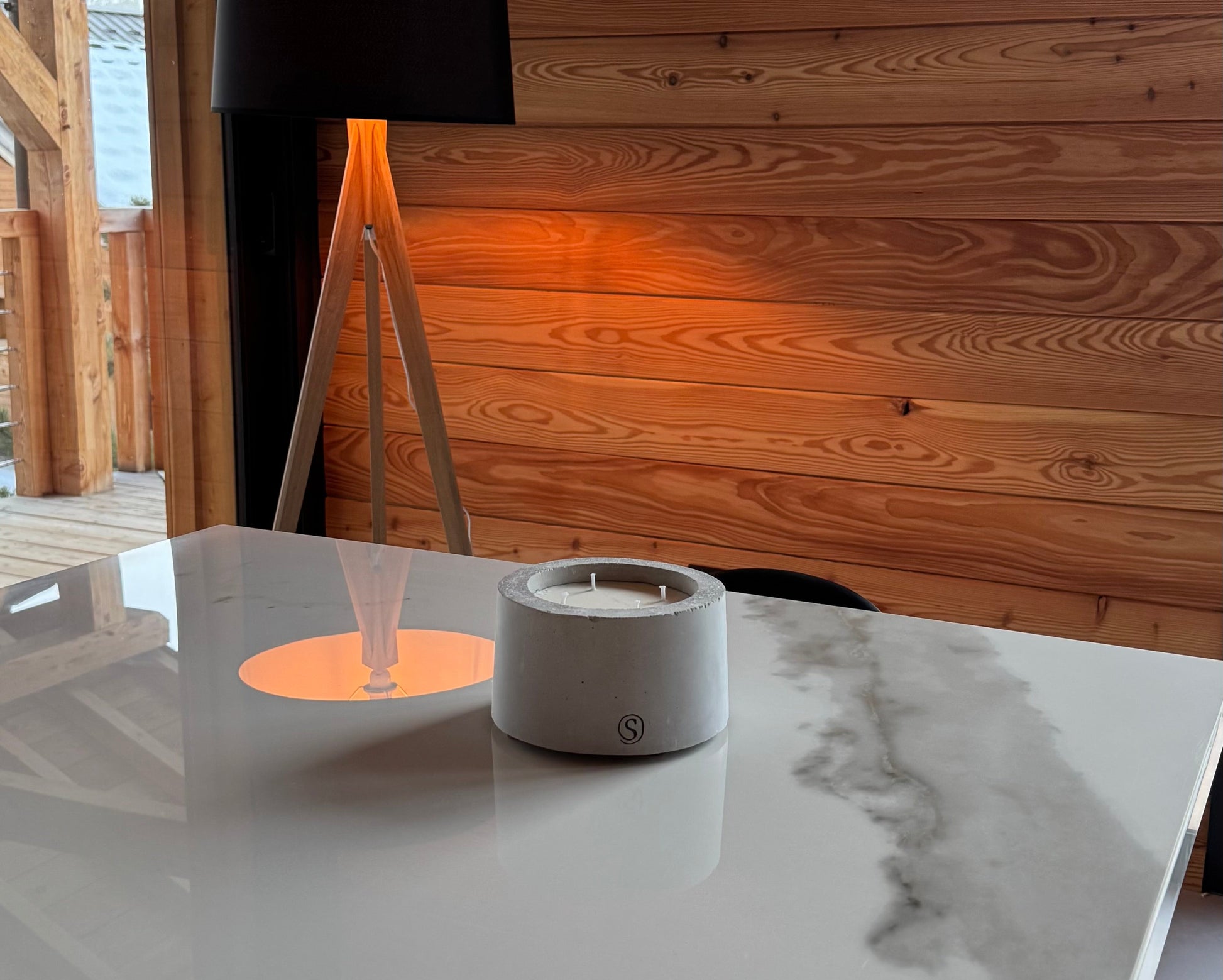 Bougie d'intérieur Gris - Taille M