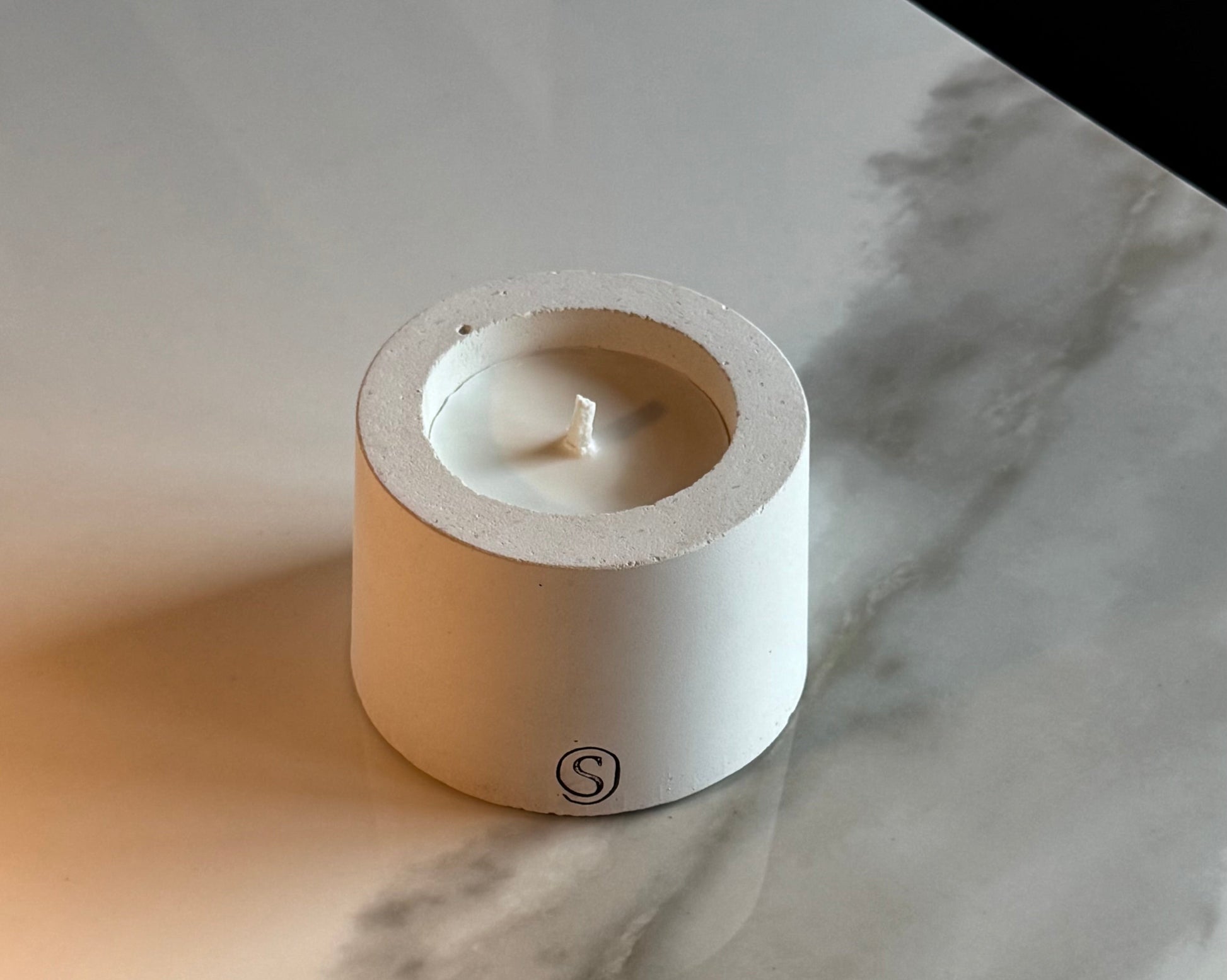 Bougie d'intérieur Blanc - Taille S