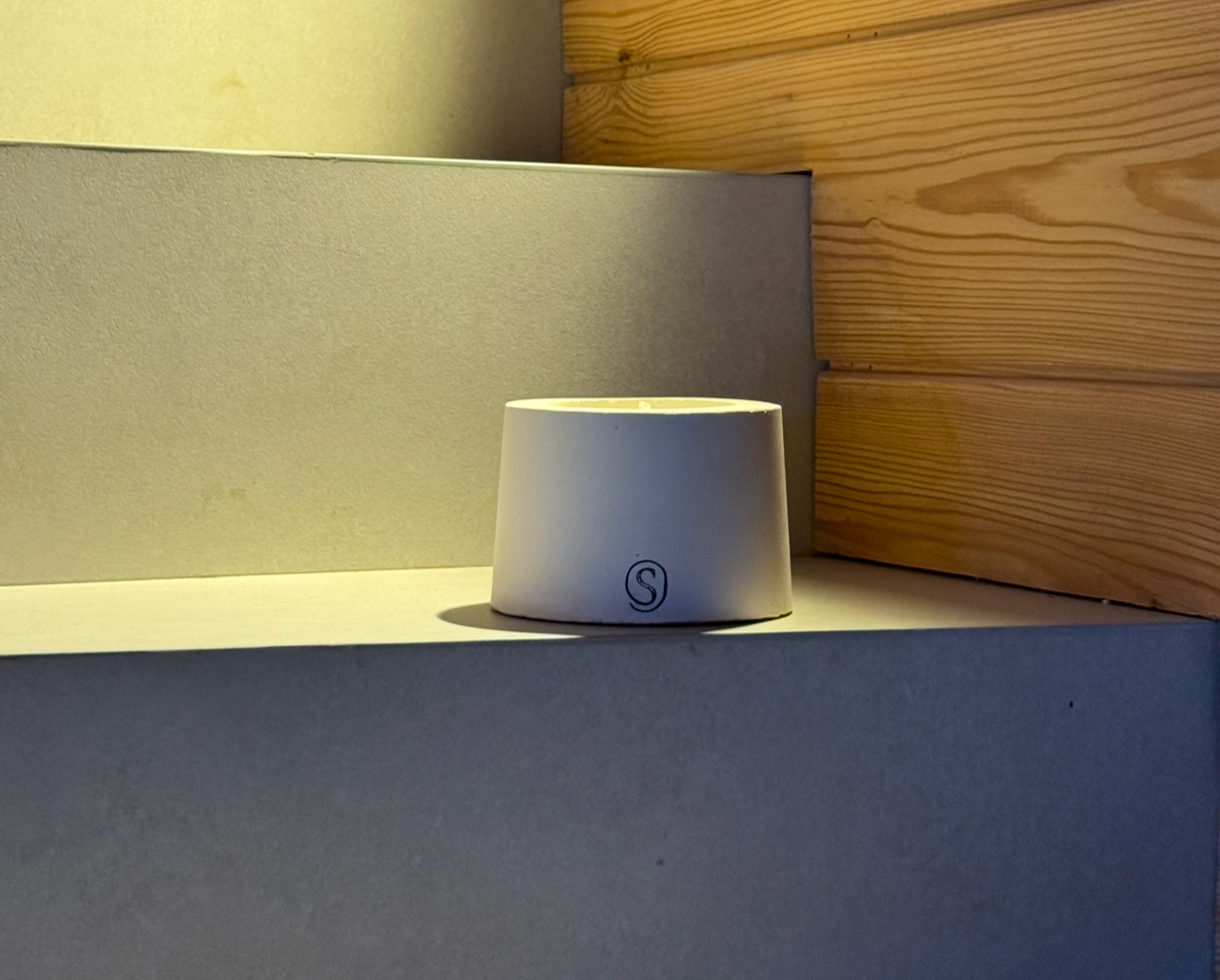 Bougie d'intérieur Blanc - Taille S