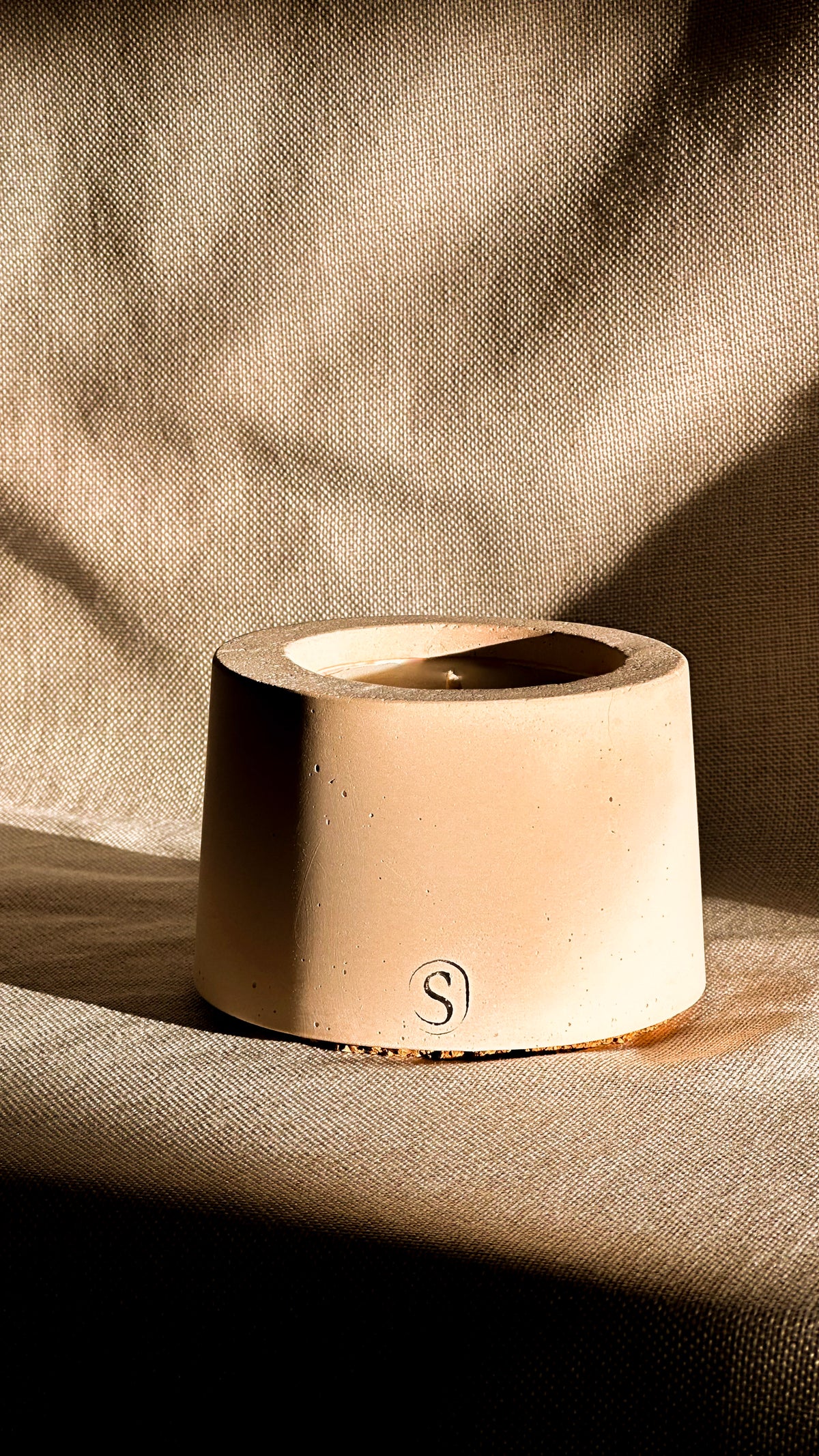 Bougie d'intérieur Beige - Taille S