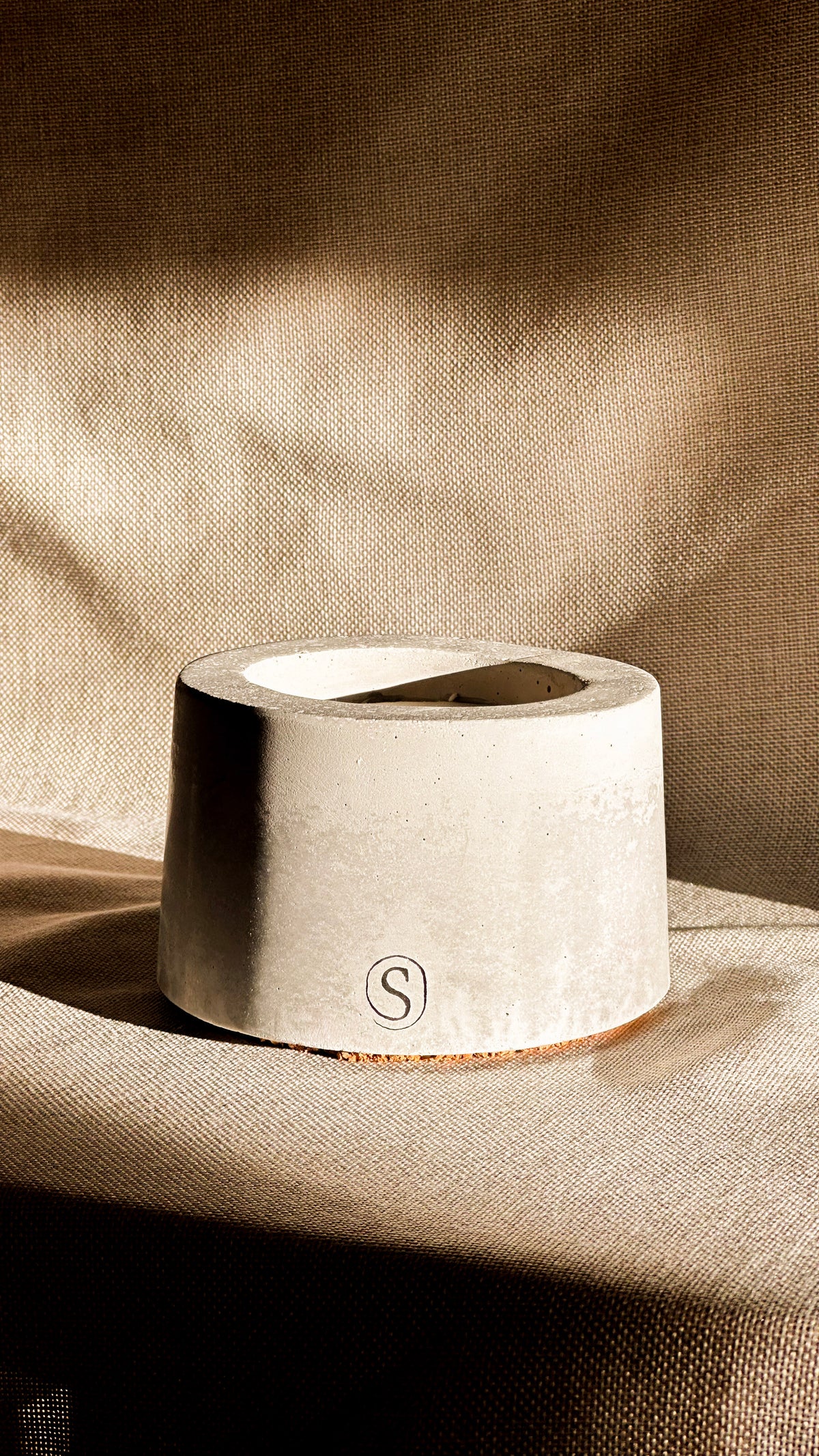 Bougie d'intérieur Gris - Taille S