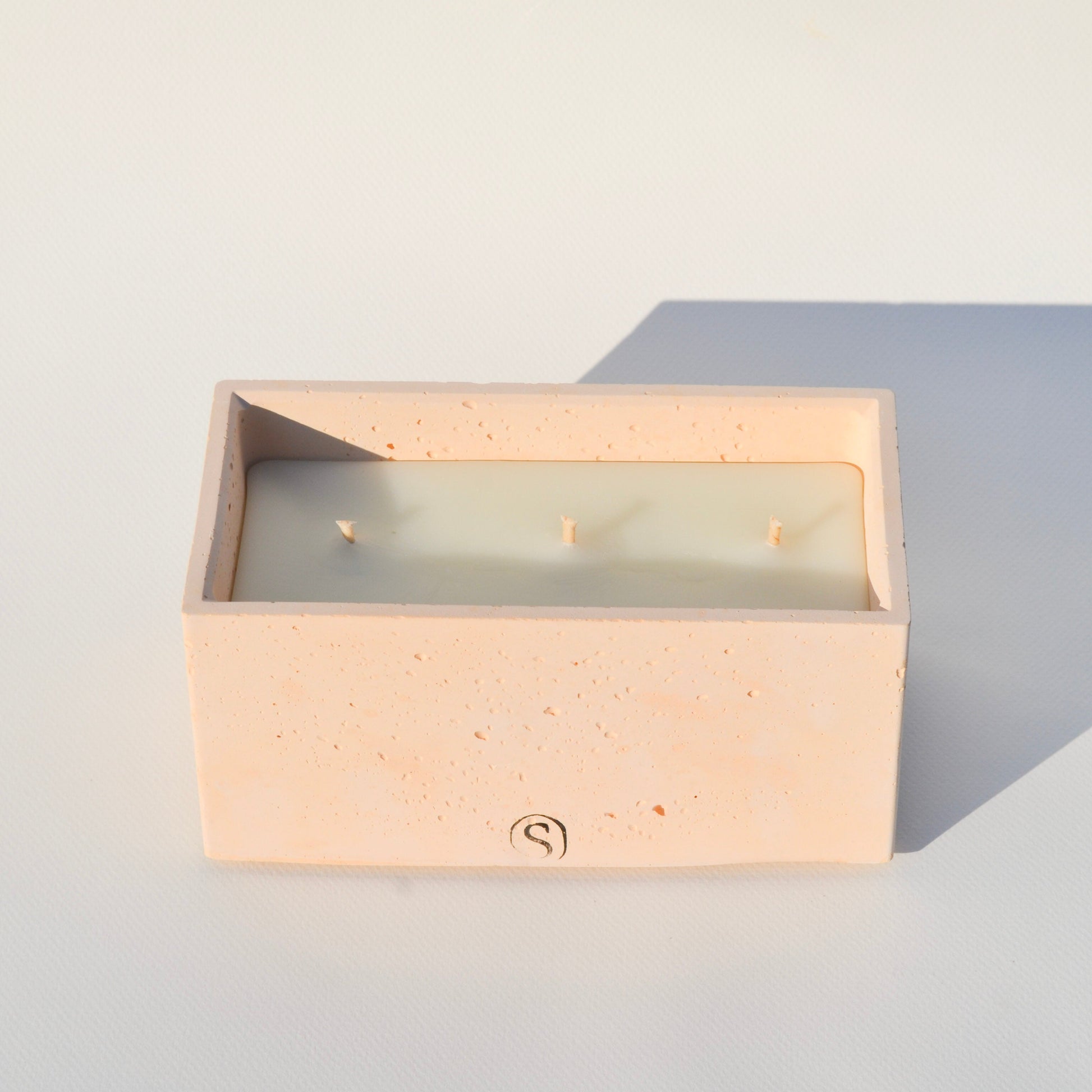 Bougie d'intérieur // Rectangle // Orange