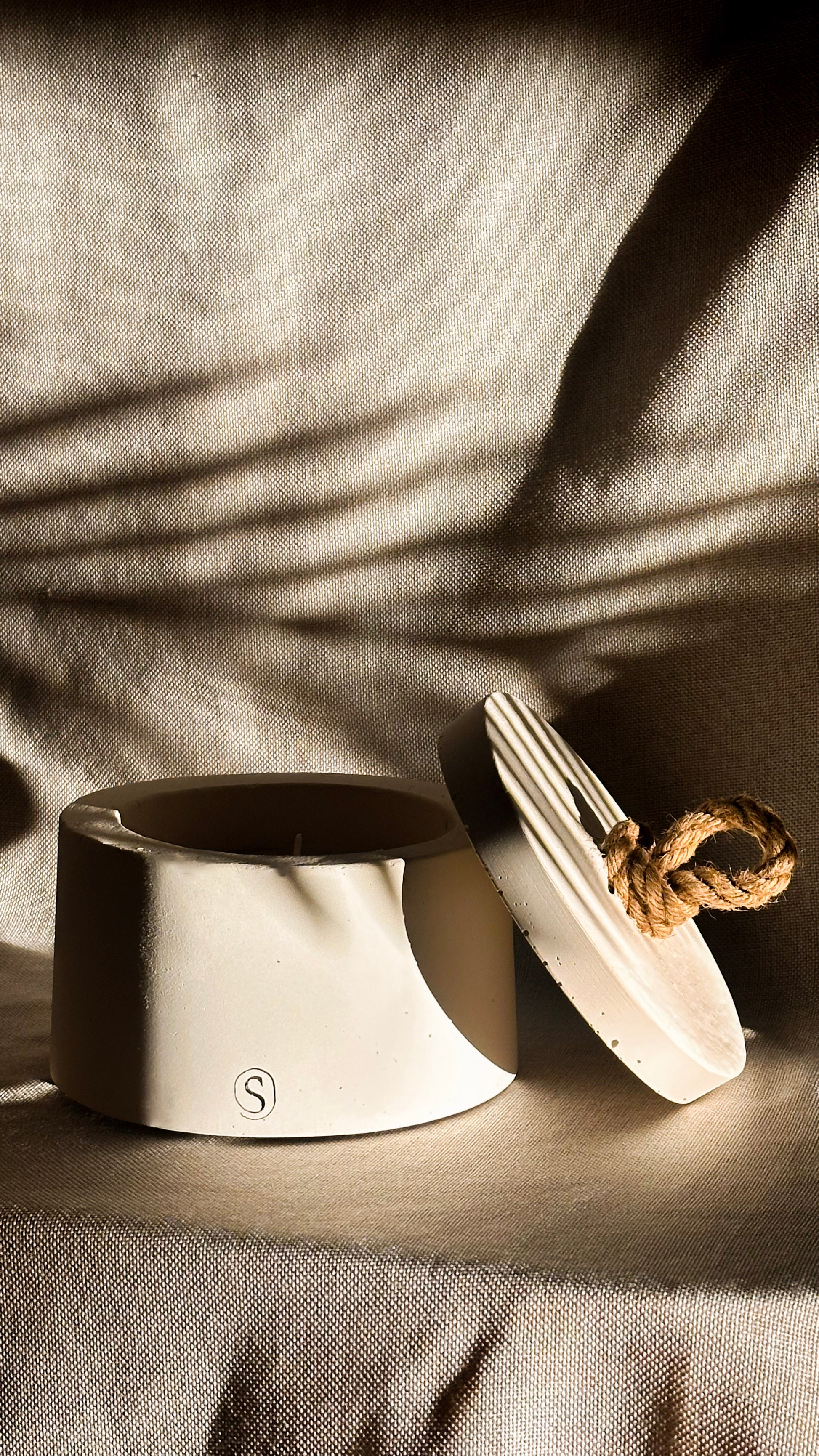 Bougie d'intérieur Blanc - Taille M