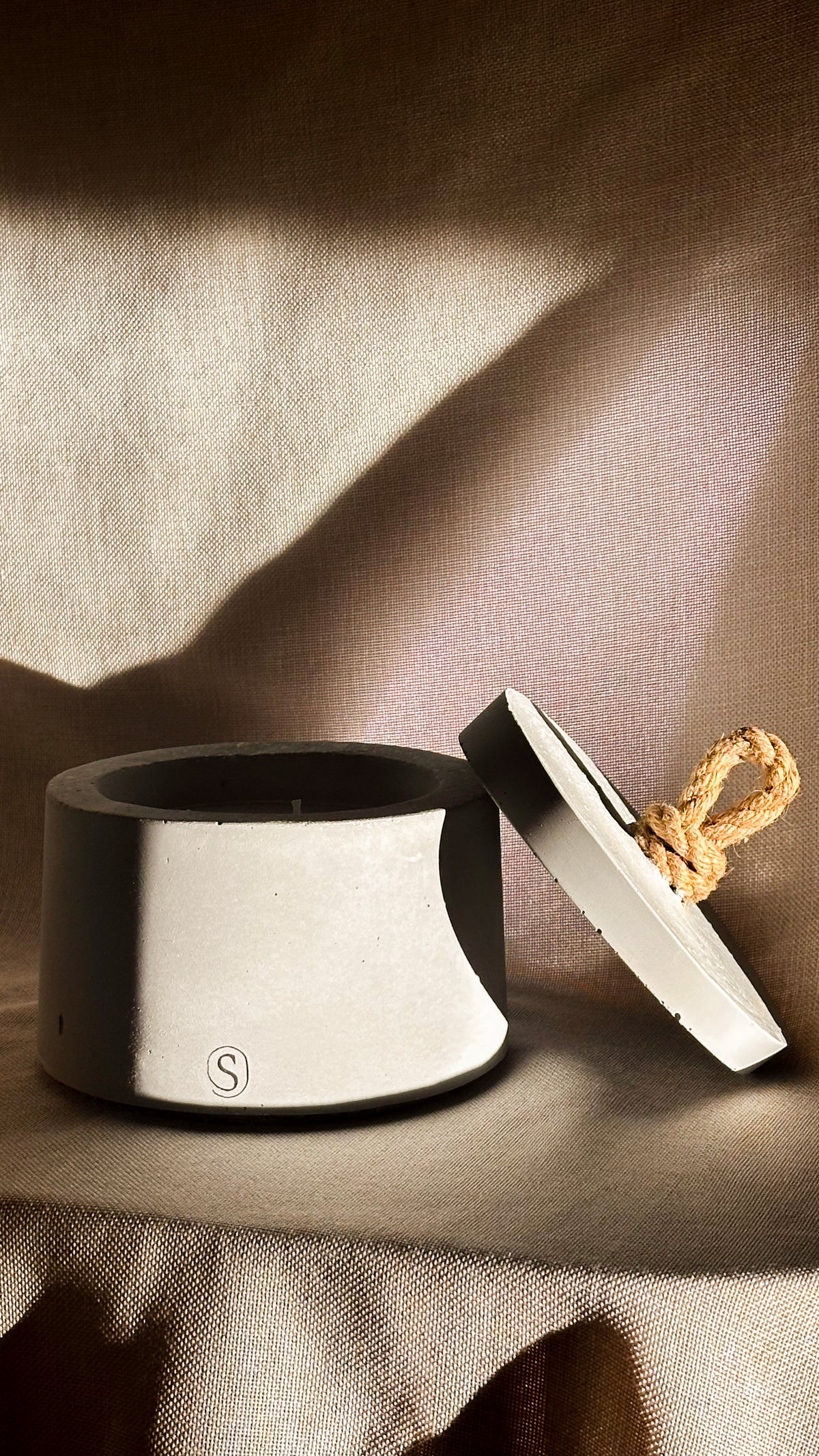 Bougie d'intérieur Gris - Taille M